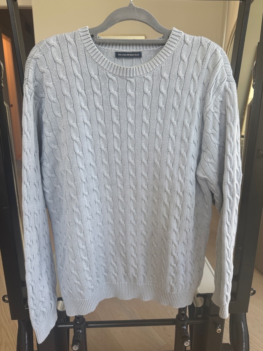 Brandy Melville Light Weight Oversized Cable Knit Sweater